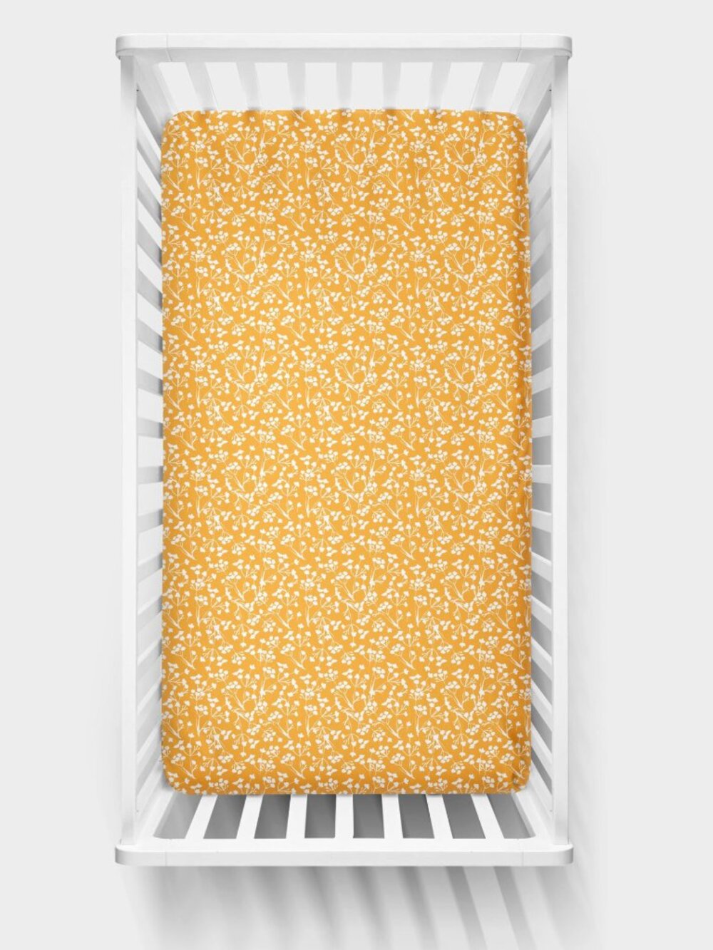 Little Sleepies Golden Poppies Fitted Crib Sheet